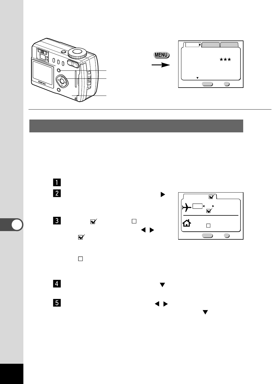 Setting the world time | Pentax Optio 330 User Manual | Page 76 / 96