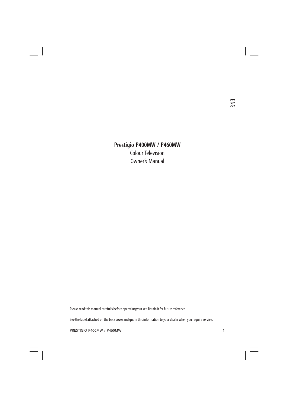 PRESTIGIO P460MW User Manual | 44 pages