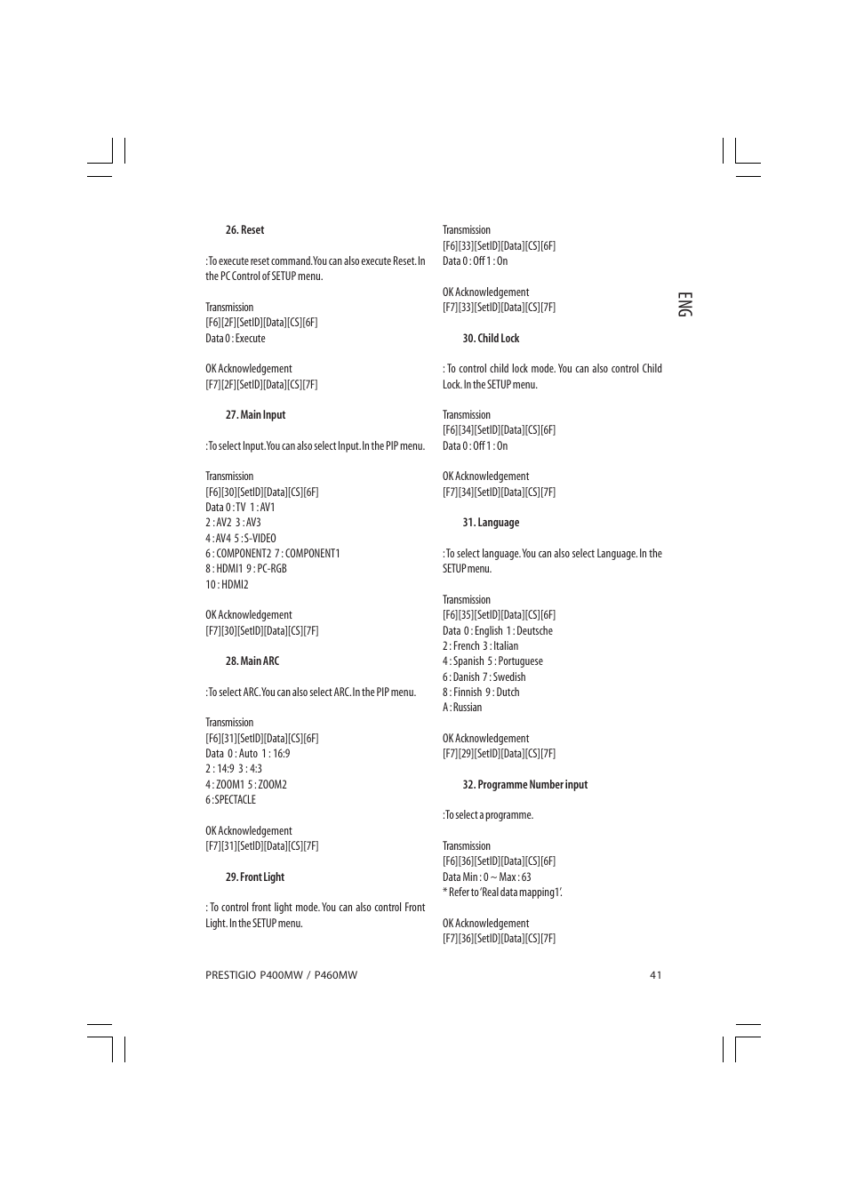 PRESTIGIO P460MW User Manual | Page 41 / 44