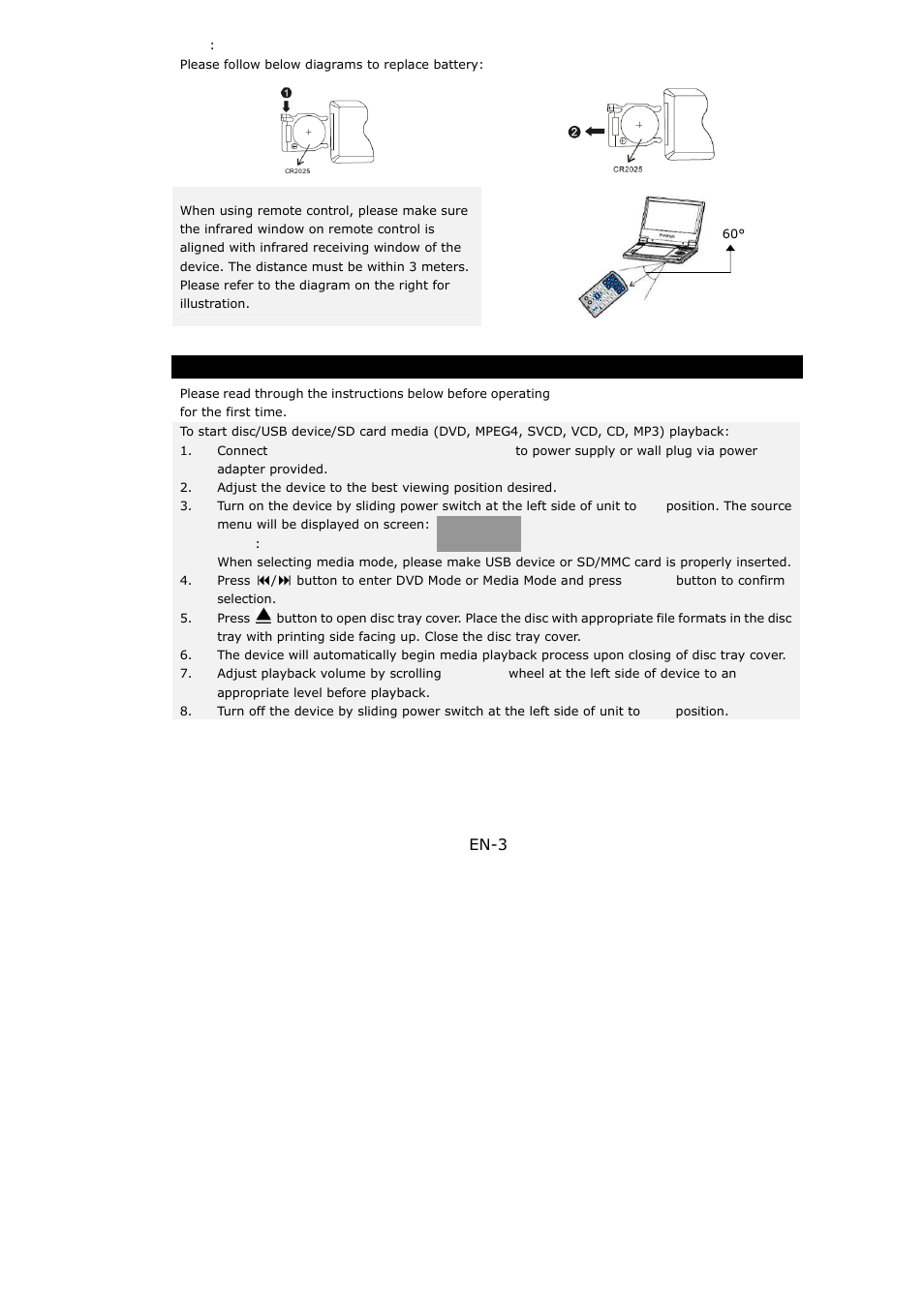 PRESTIGIO 590 User Manual | Page 3 / 10