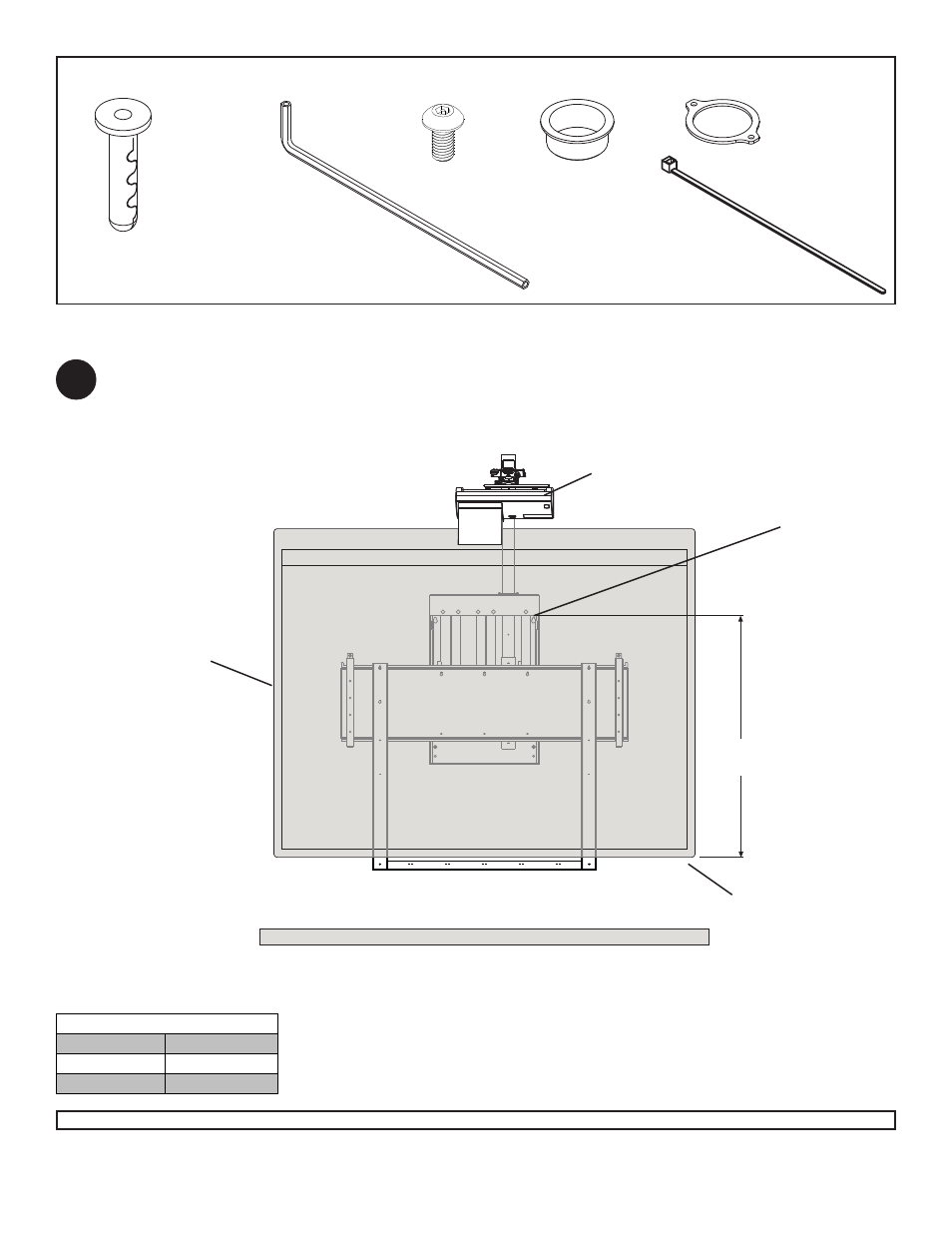 Uv x, Wx y | Peerless Industries A100IWBMOUNT User Manual | Page 4 / 16