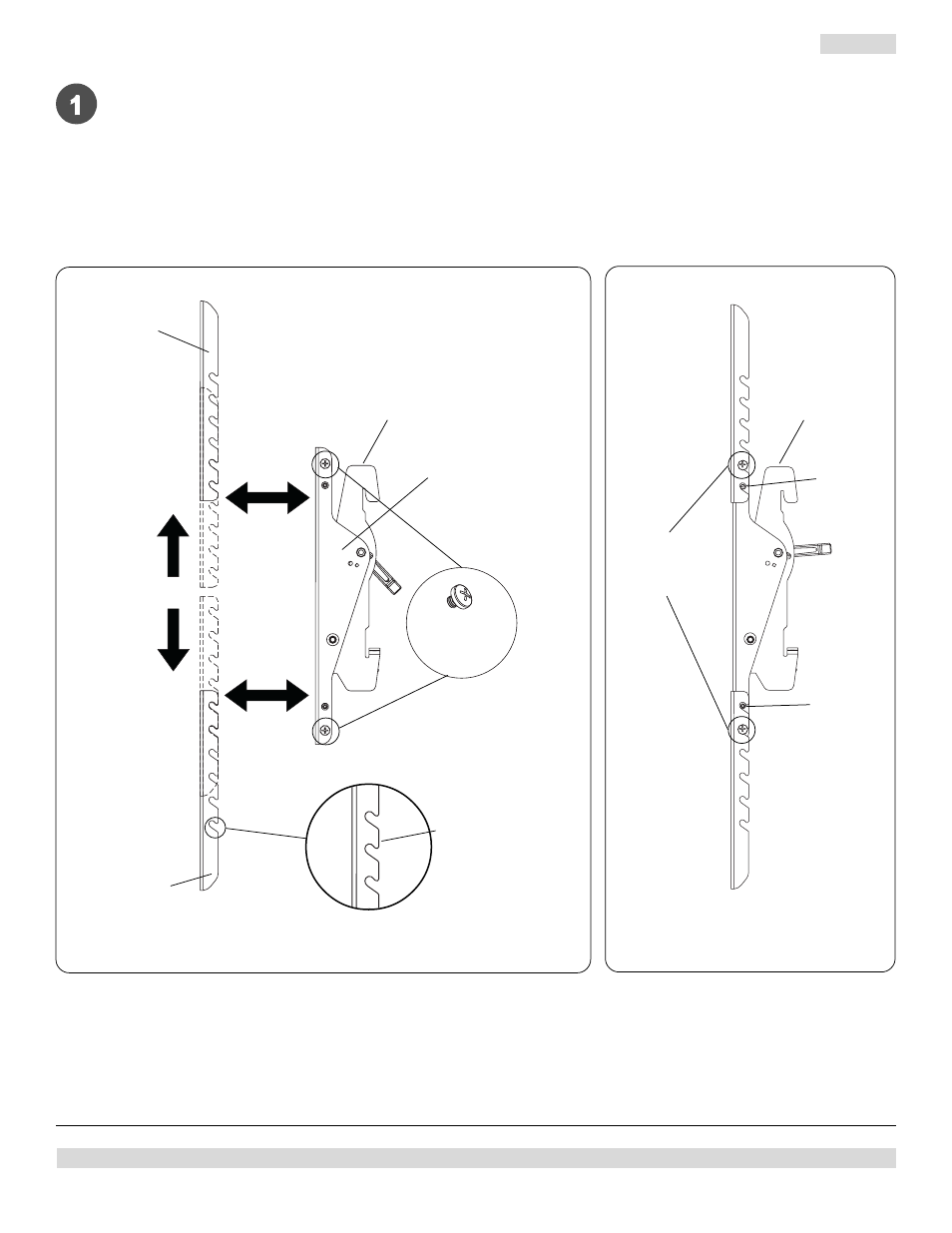 Bb,cc | Peerless Industries OneMount RTONE User Manual | Page 15 / 33