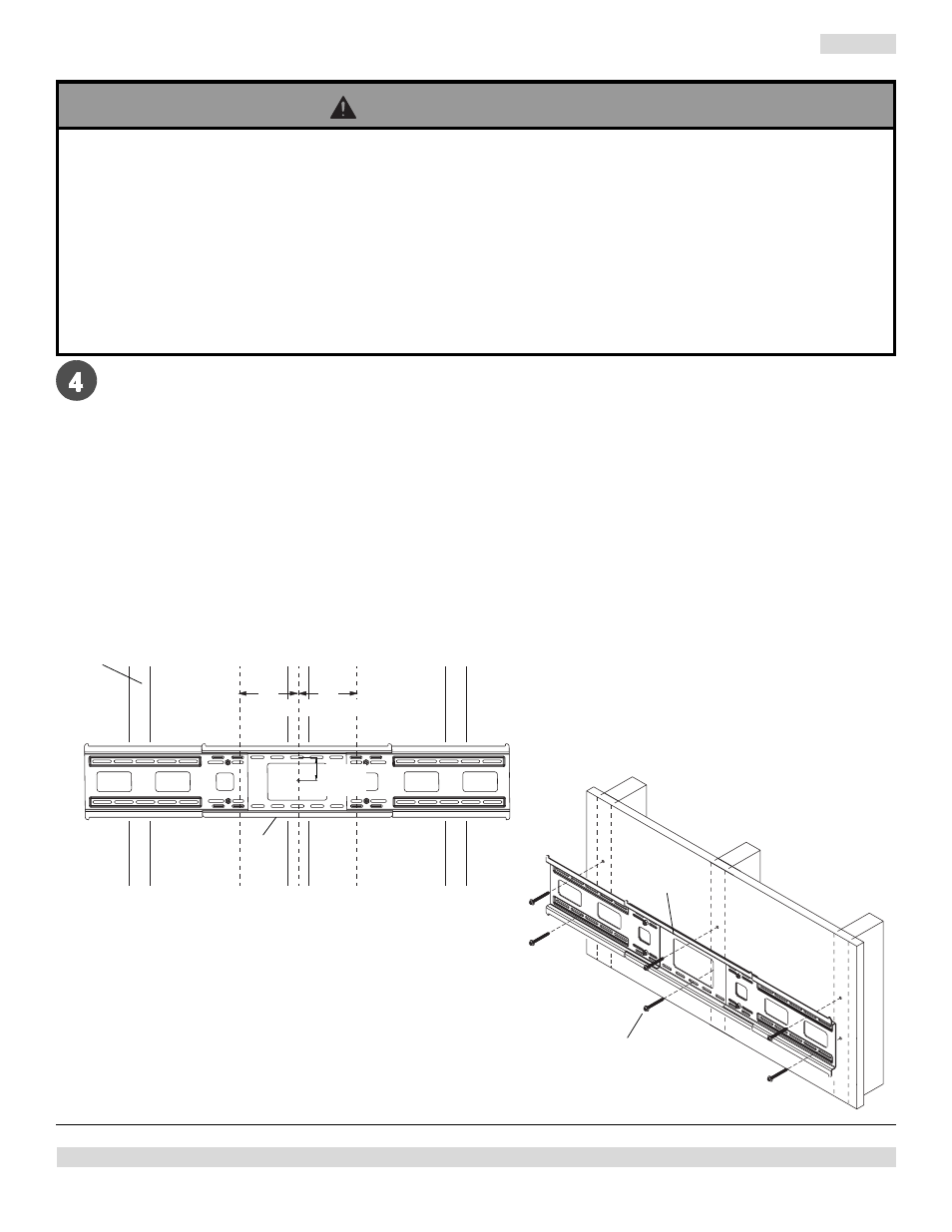 Advertencia, Dd aa, Fig. 4.4 | Peerless Industries OneMount RTONE User Manual | Page 20 / 33
