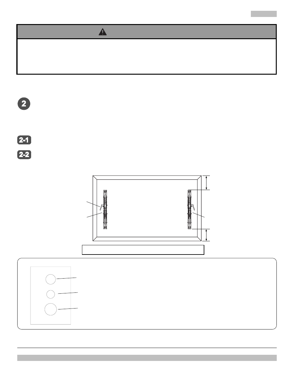 Avertissement, Fig 2.2, Fig 2.1 | Peerless Industries OneMount RTONE User Manual | Page 27 / 33