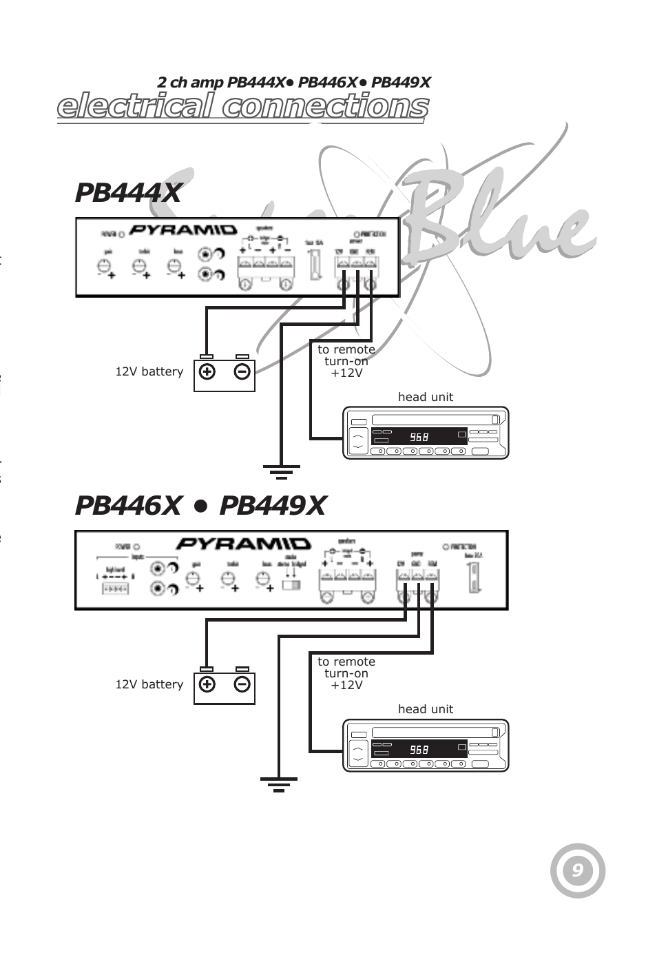 Electrical connections, Mounting and installation | Pyramid Technologies PB448X User Manual | Page 11 / 24