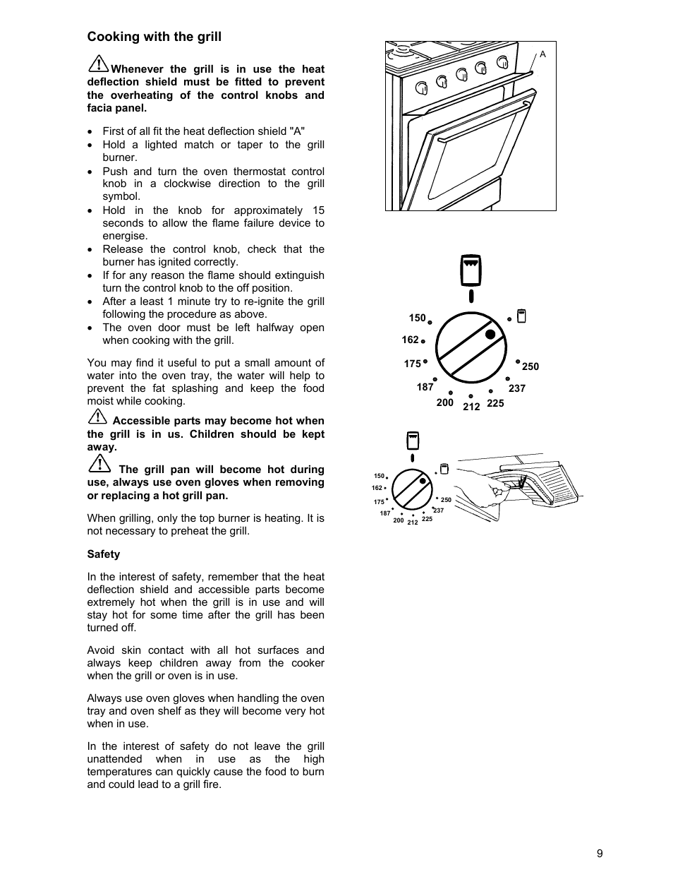 Cooking with the grill | Prolific Tech EFG 502 User Manual | Page 9 / 20