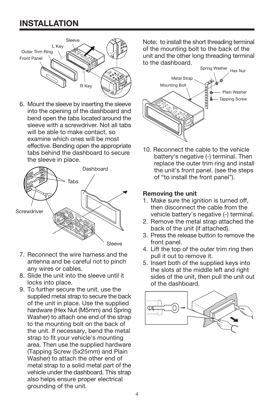 Installation | PYLE Audio Mobile Audio System PLMR18 User Manual | Page 4 / 14