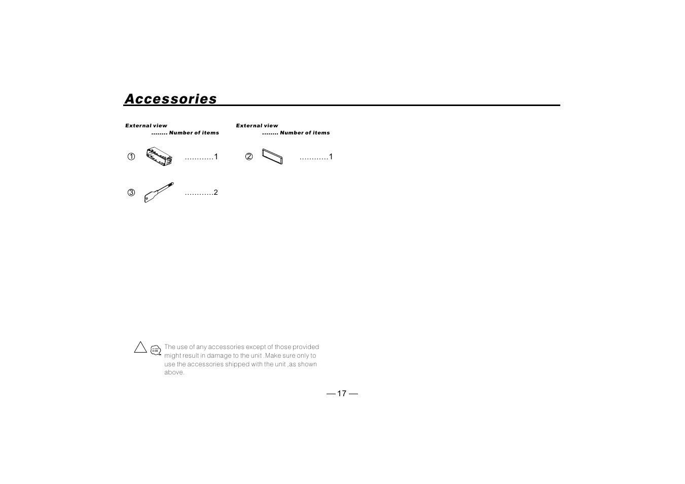 Accessories | PYLE Audio PLD182 User Manual | Page 18 / 21