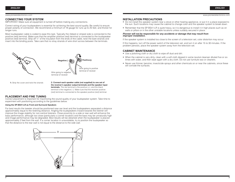 PYLE Audio SP-BS41-LR User Manual | Page 2 / 9