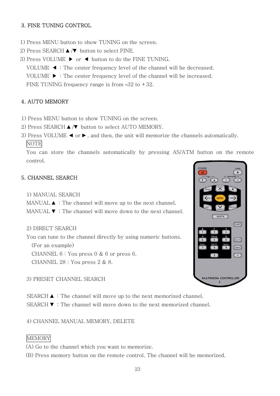 PYLE Audio PLTV7.5DIN User Manual | Page 23 / 31
