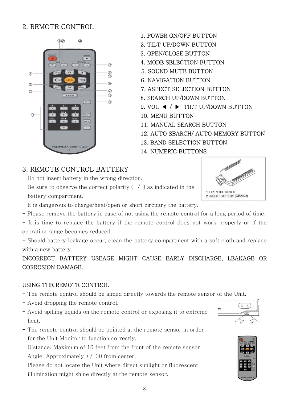 PYLE Audio PLTV7.5DIN User Manual | Page 8 / 31