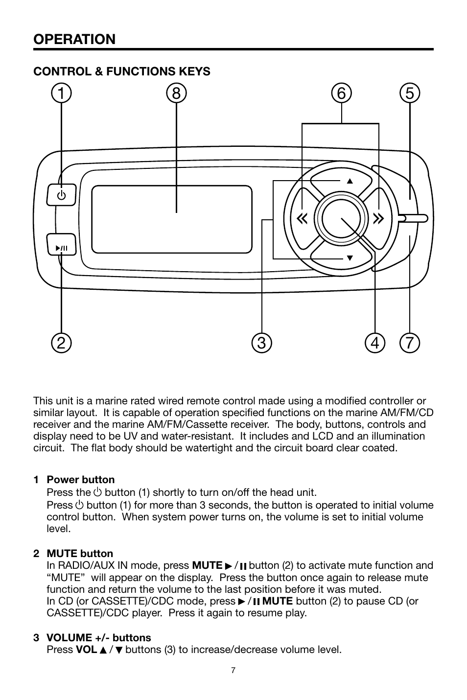 PYLE Audio PLCD18MRMP User Manual | Page 7 / 20
