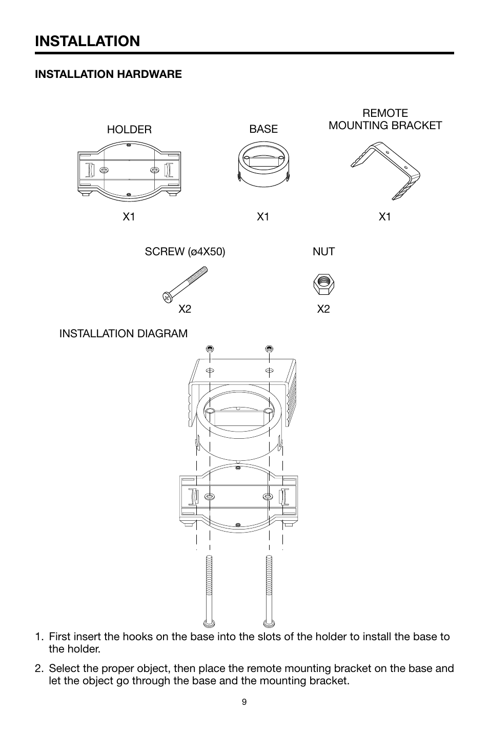 Installation | PYLE Audio PLCD18MRMP User Manual | Page 9 / 20