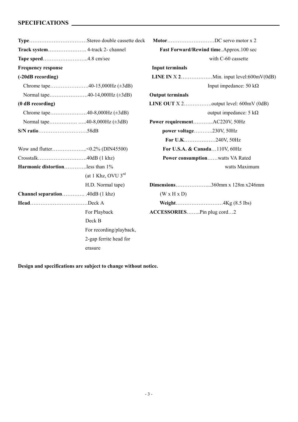 PYLE Audio PYLE PRO PT-649D User Manual | Page 4 / 4