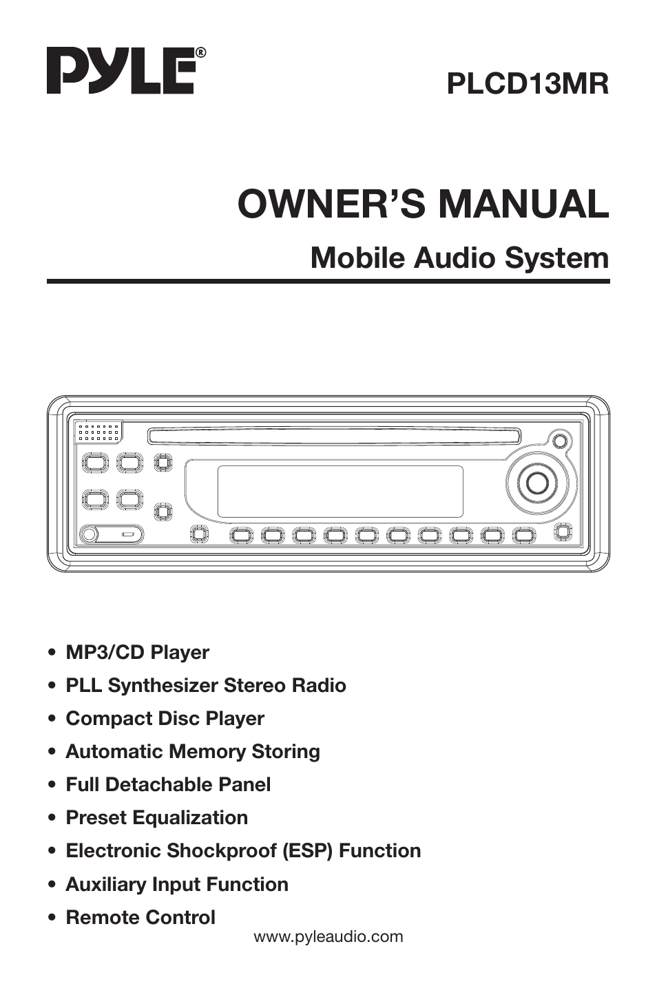 PYLE Audio PYLE Hydra Series PLCD13MR User Manual | 16 pages