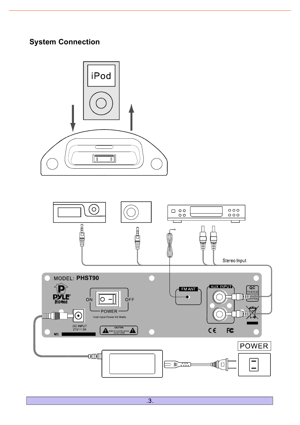 PYLE Audio PHST90IBGL User Manual | Page 5 / 12