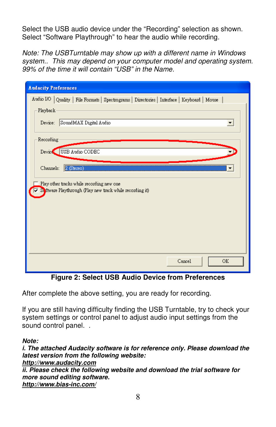 PYLE Audio PLTTB3U User Manual | Page 8 / 21
