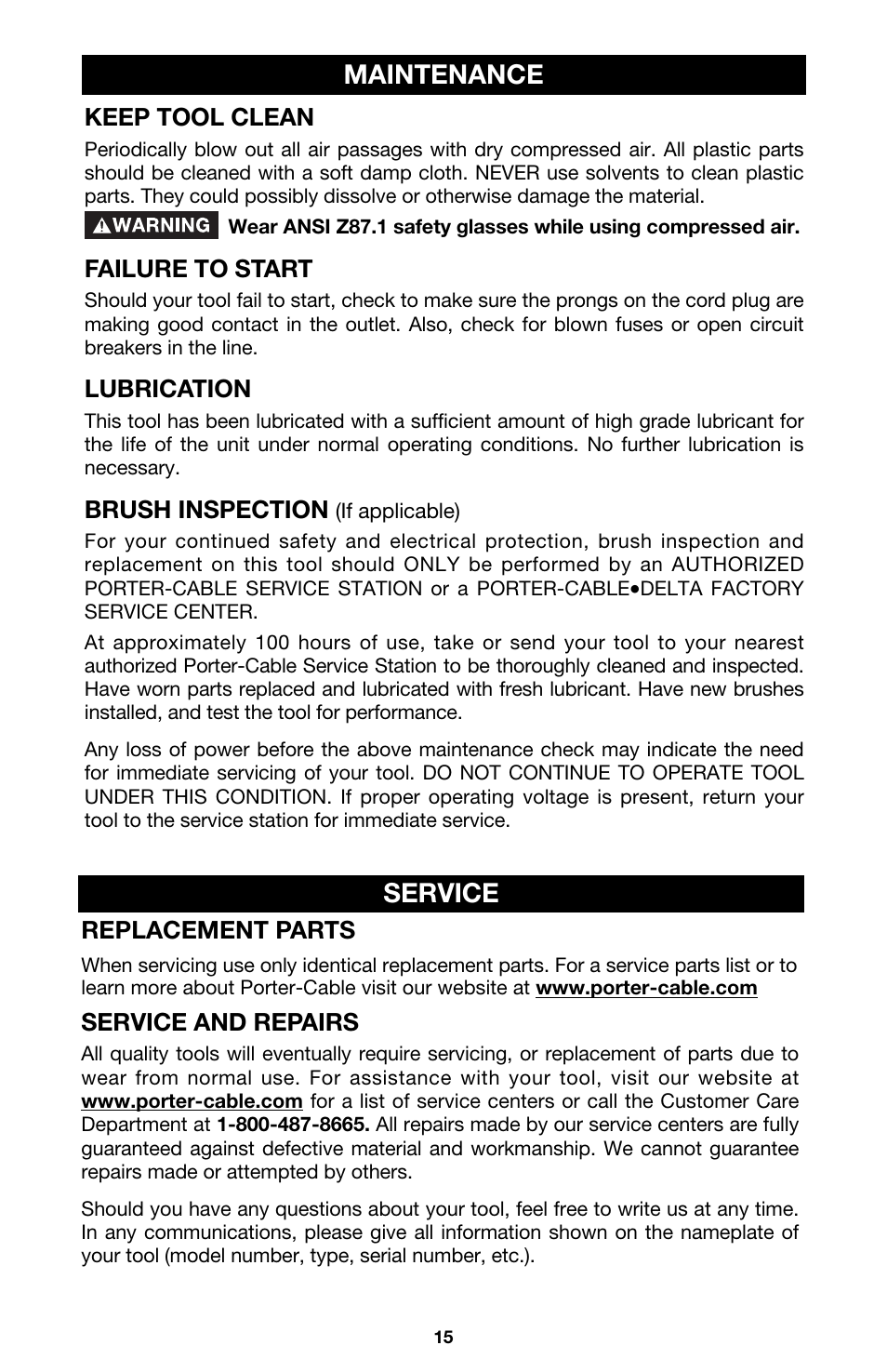Maintenance, Service | PYLE Audio 363 User Manual | Page 15 / 17