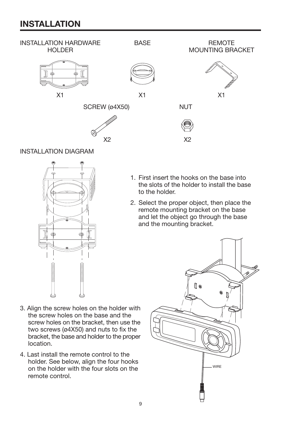 Installation | PYLE Audio PLCD19XMR User Manual | Page 9 / 18