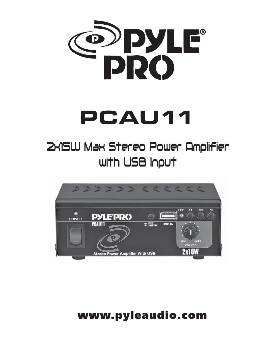 PYLE Audio PCAU11 User Manual | 8 pages