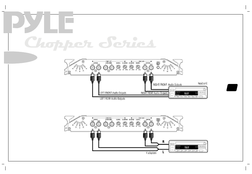 Mono input connections | PYLE Audio PYLE Chopper Series PLA2230 User Manual | Page 18 / 26