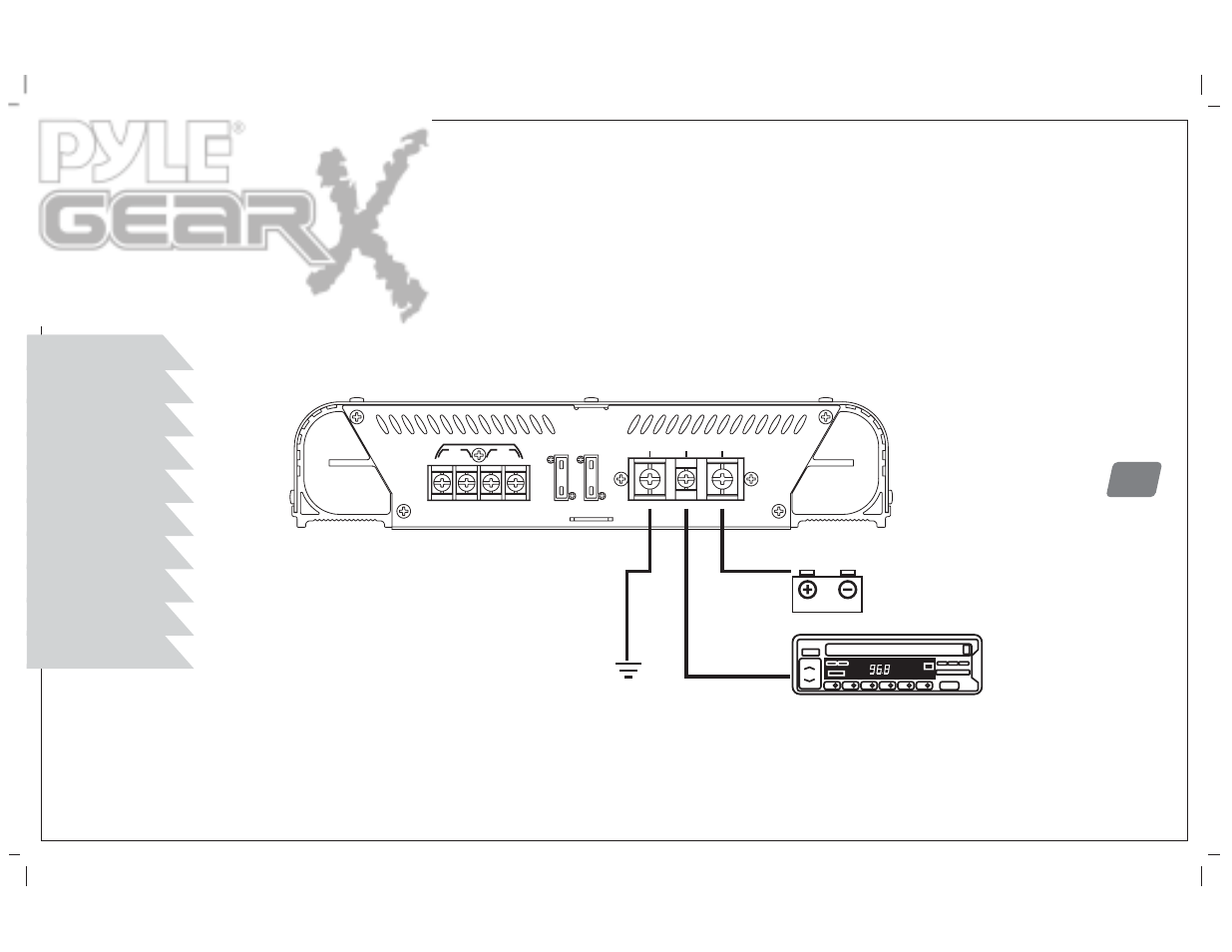 Electrical connections | PYLE Audio PLA-4300D User Manual | Page 21 / 39