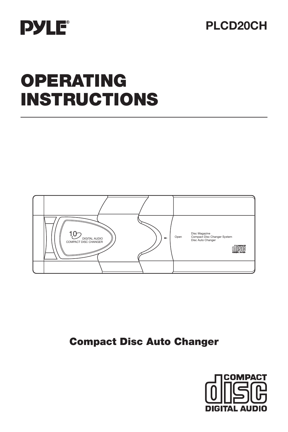 PYLE Audio PLCD20CH User Manual | 24 pages