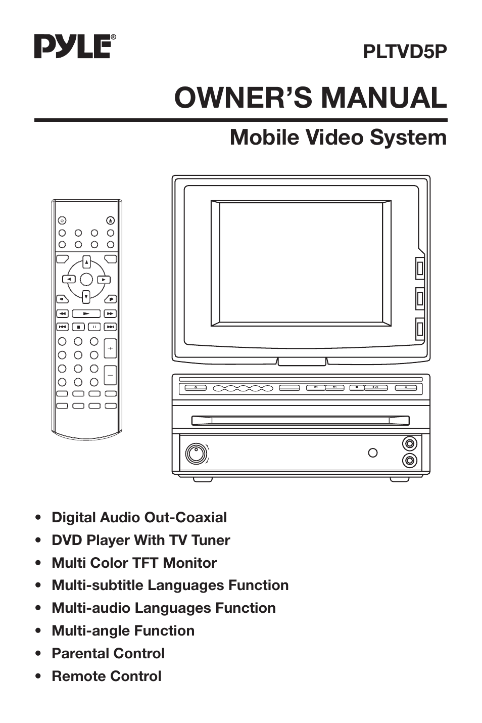 PYLE Audio PLTVD5P User Manual | 26 pages