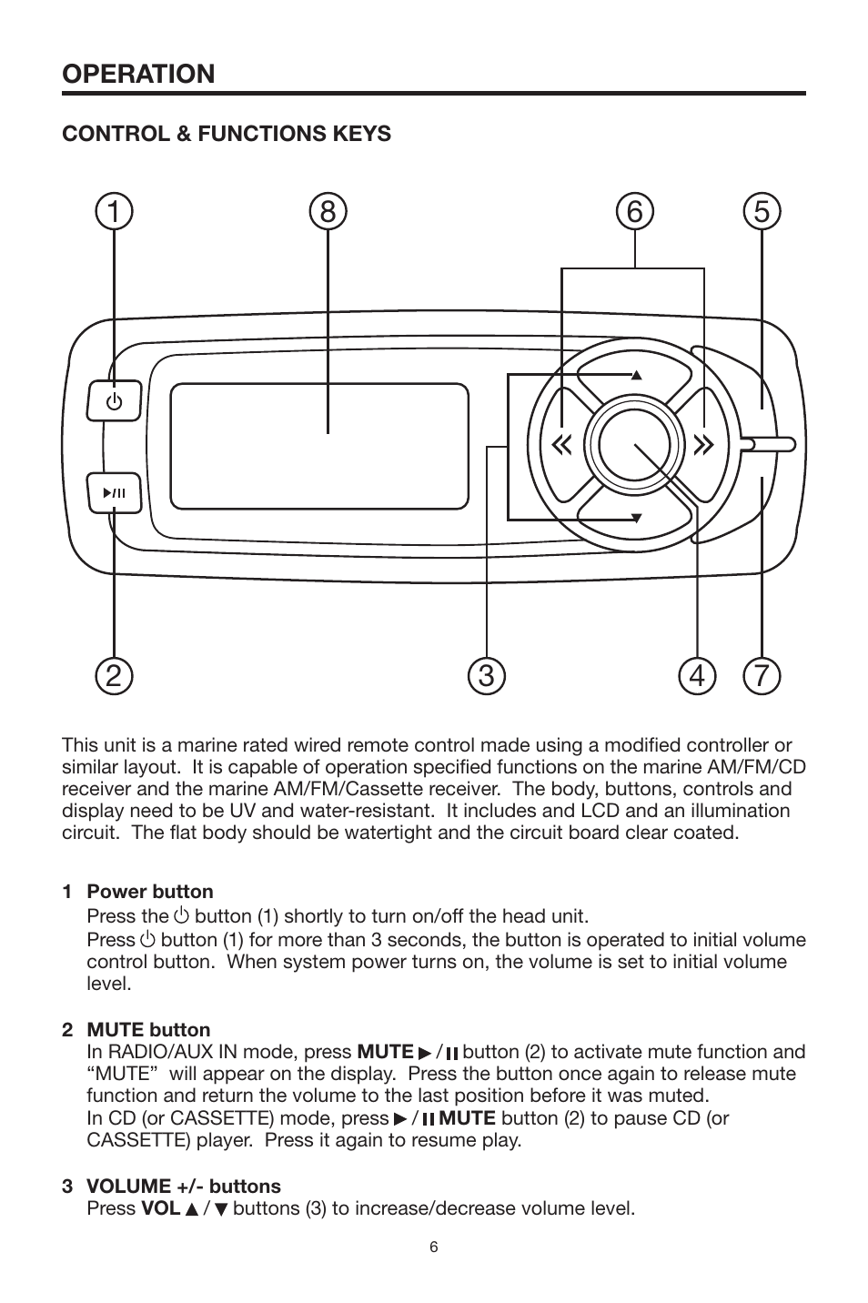 PYLE Audio PYLE Hydra Series PLCD22MRP User Manual | Page 6 / 18