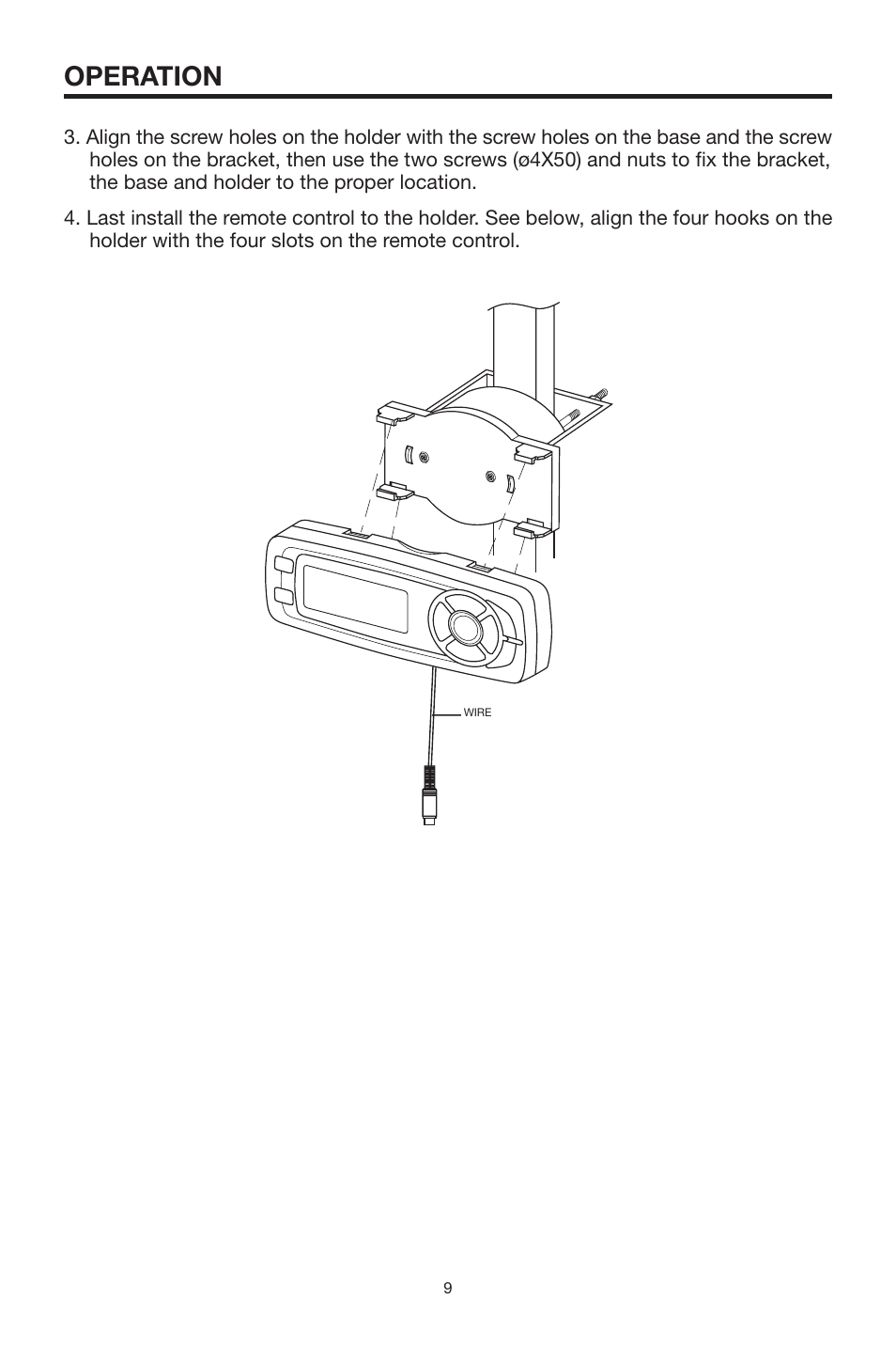 Operation | PYLE Audio PYLE Hydra Series PLCD22MRP User Manual | Page 9 / 18