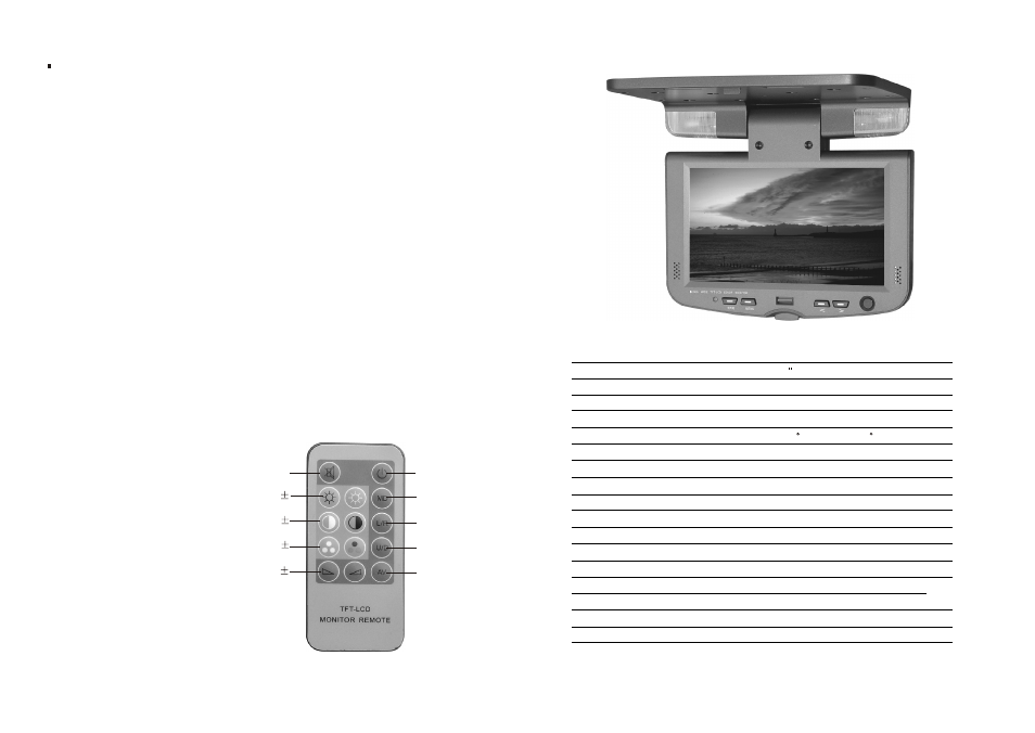 Т³гж 2, 8 roof mount tft - lcd monitor | PYLE Audio PLVWR81IR User Manual | Page 2 / 2