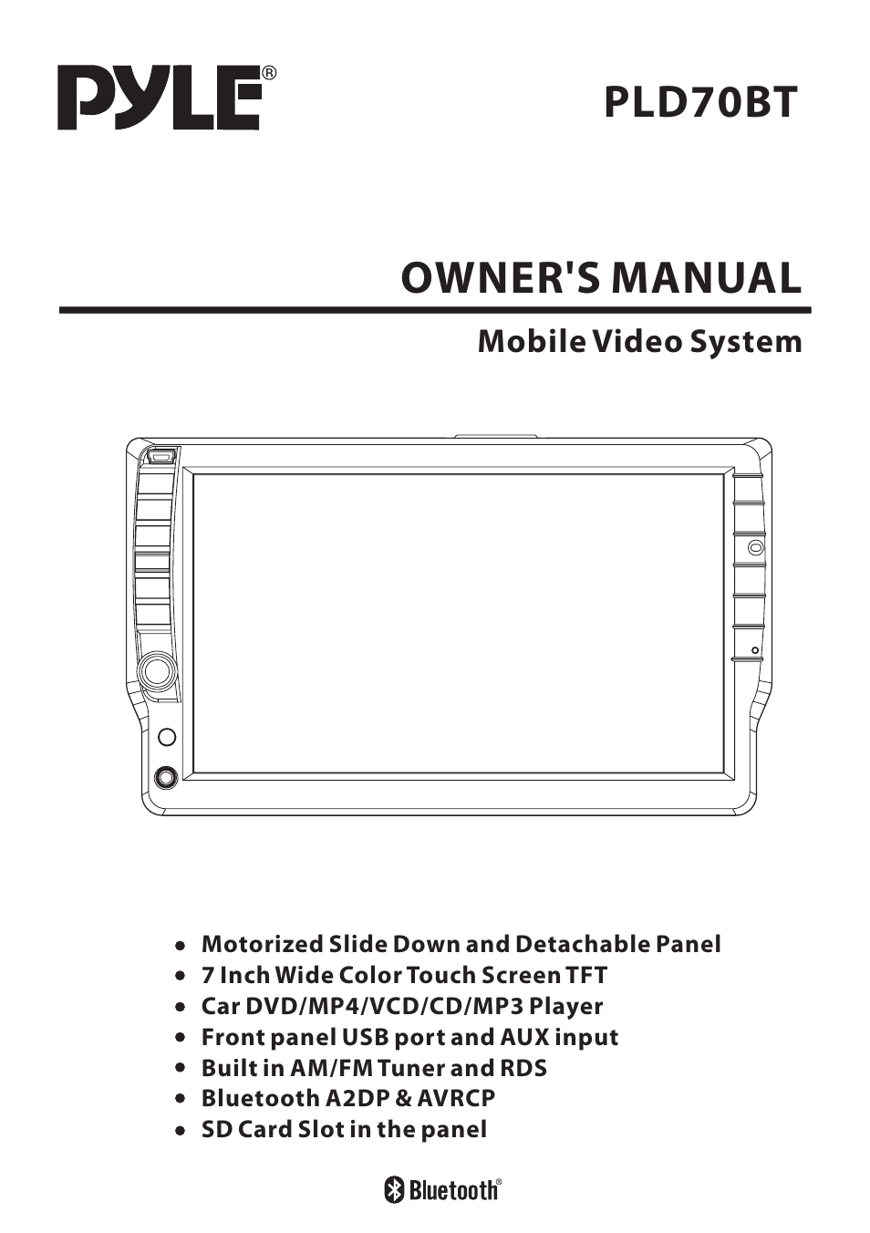 PYLE Audio PLD70BT User Manual | 40 pages