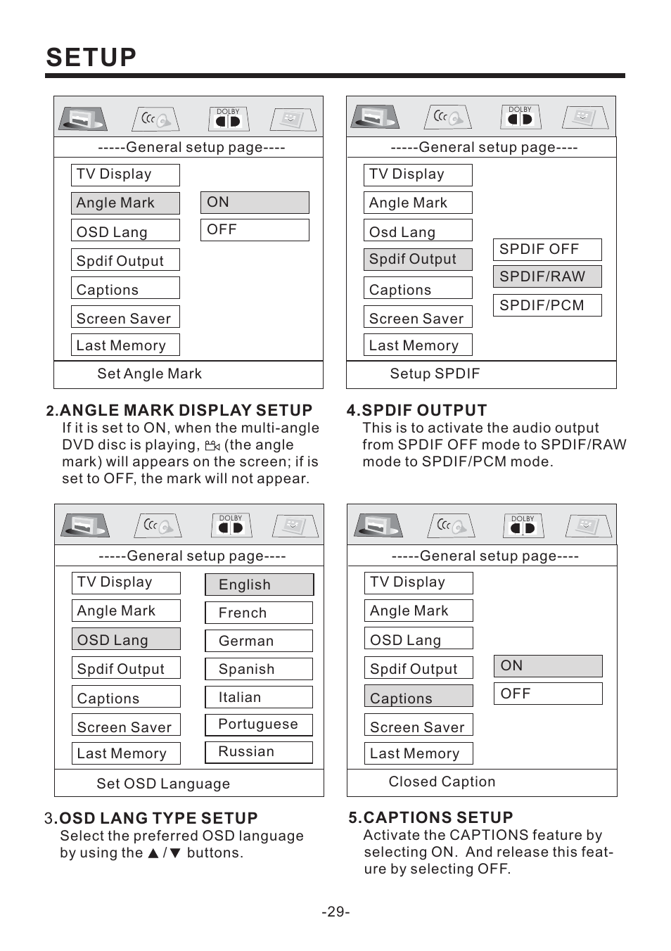 Setup | PYLE Audio PLD70BT User Manual | Page 30 / 40