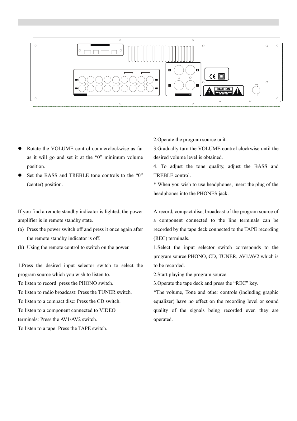Operating procedures | PYLE Audio PT-600A User Manual | Page 6 / 8