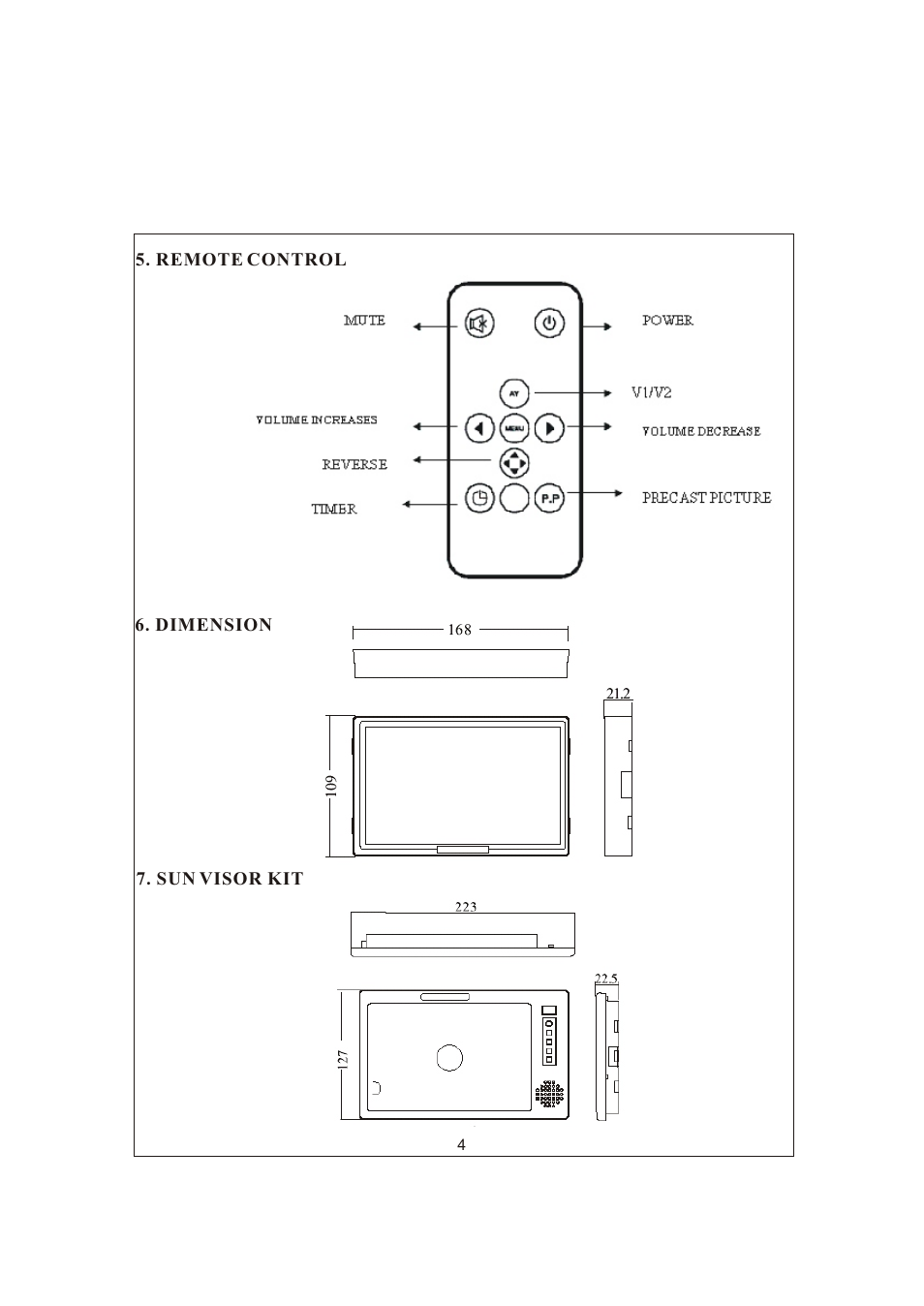 PYLE Audio View Series PLVSR7IR User Manual | Page 5 / 5