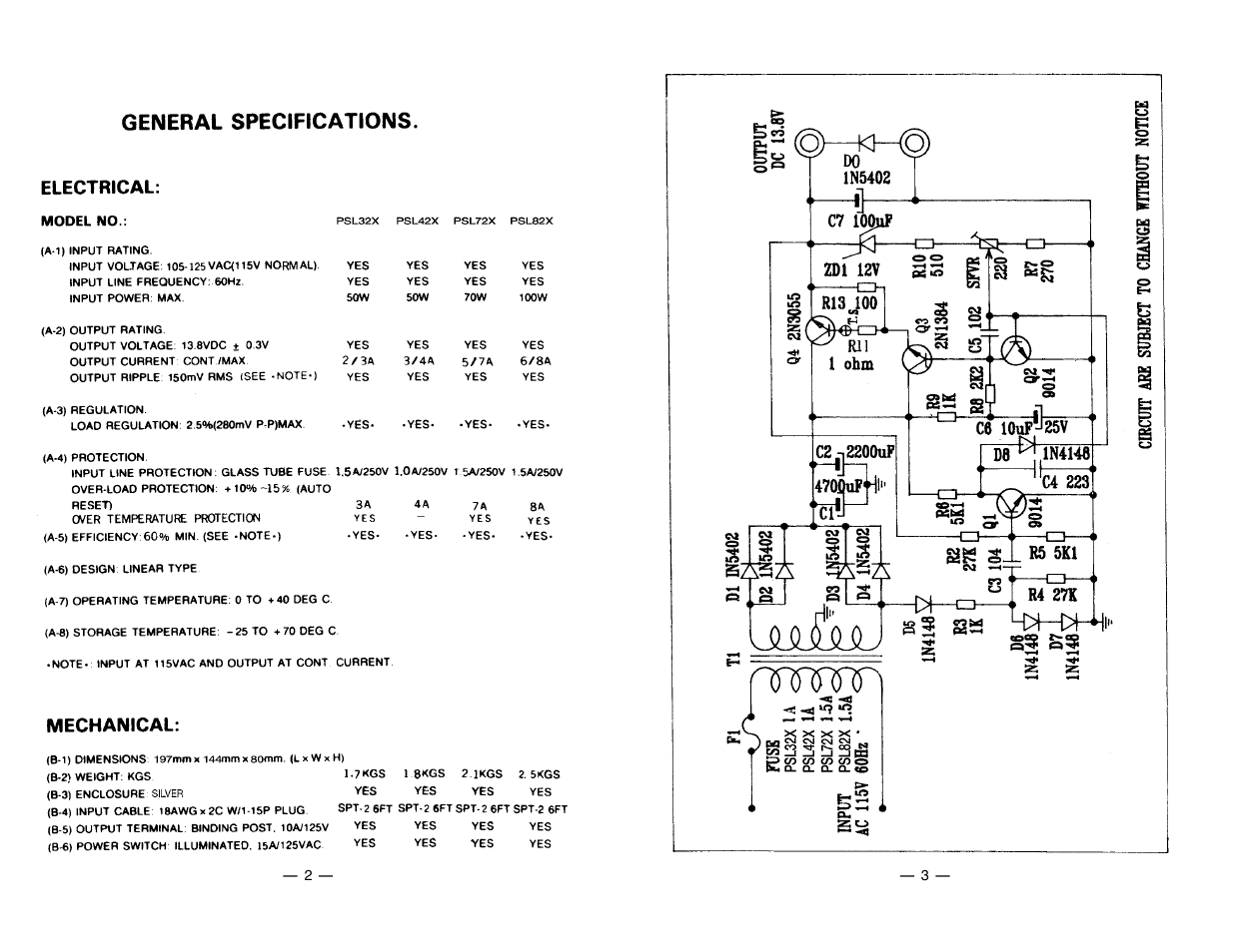 PYLE Audio PSL32X User Manual | Page 2 / 2