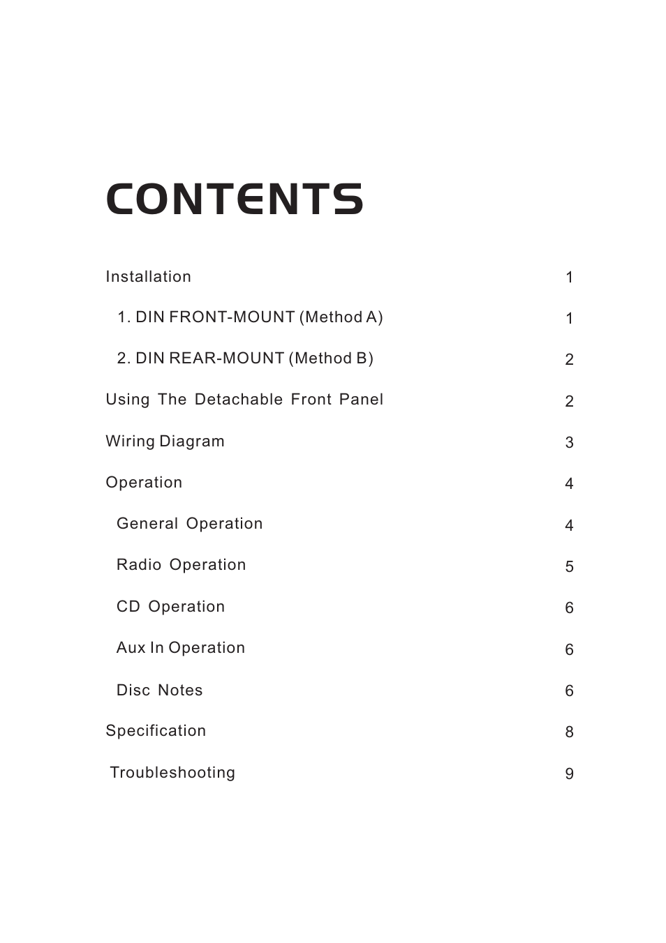 PYLE Audio PLCD21 User Manual | Page 2 / 11