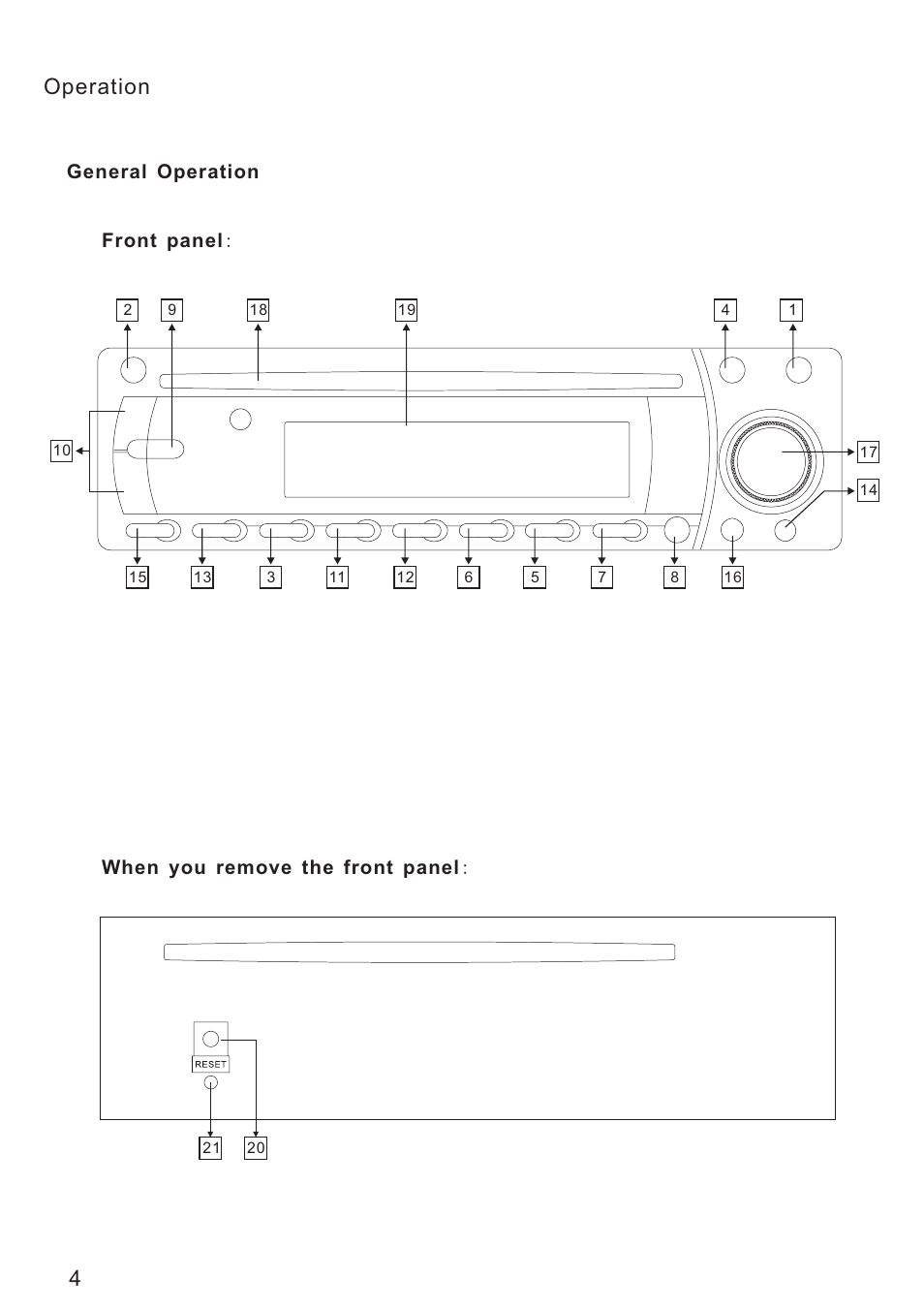 Operation | PYLE Audio PLCD21 User Manual | Page 6 / 11