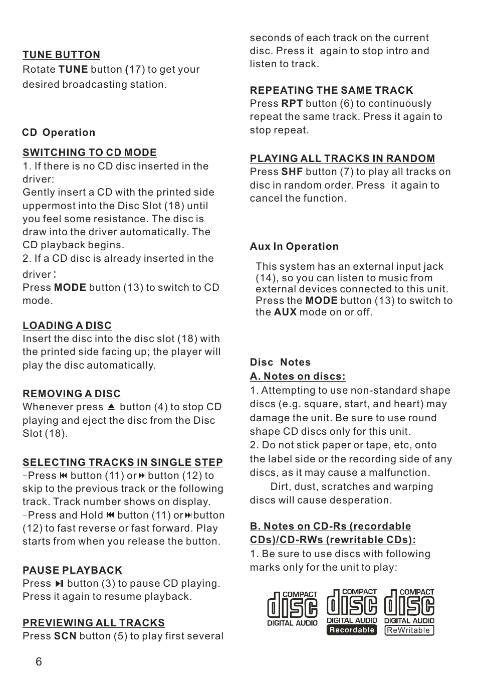PYLE Audio PLCD21 User Manual | Page 8 / 11