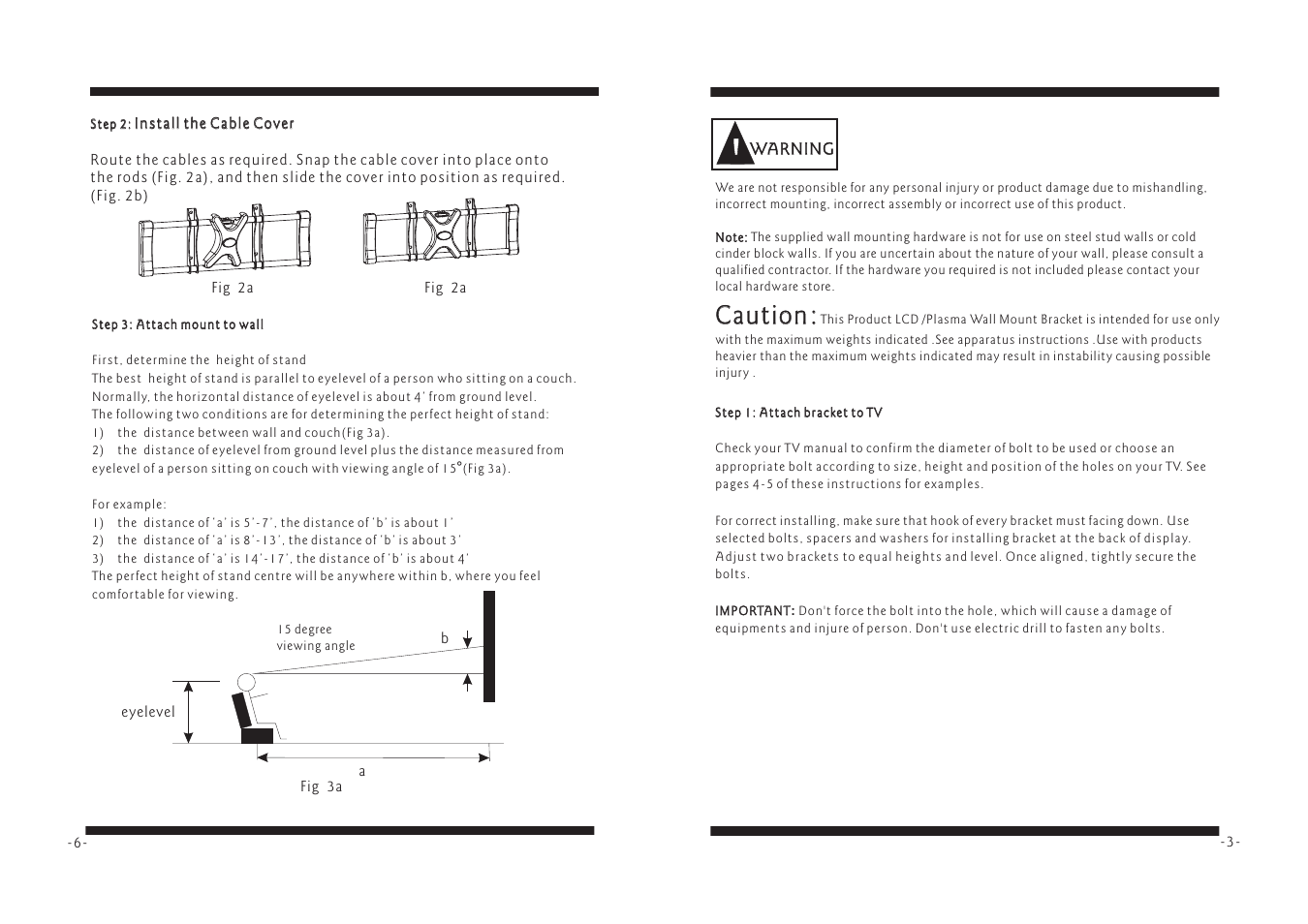 Caution | PYLE Audio PSW503ST User Manual | Page 3 / 4