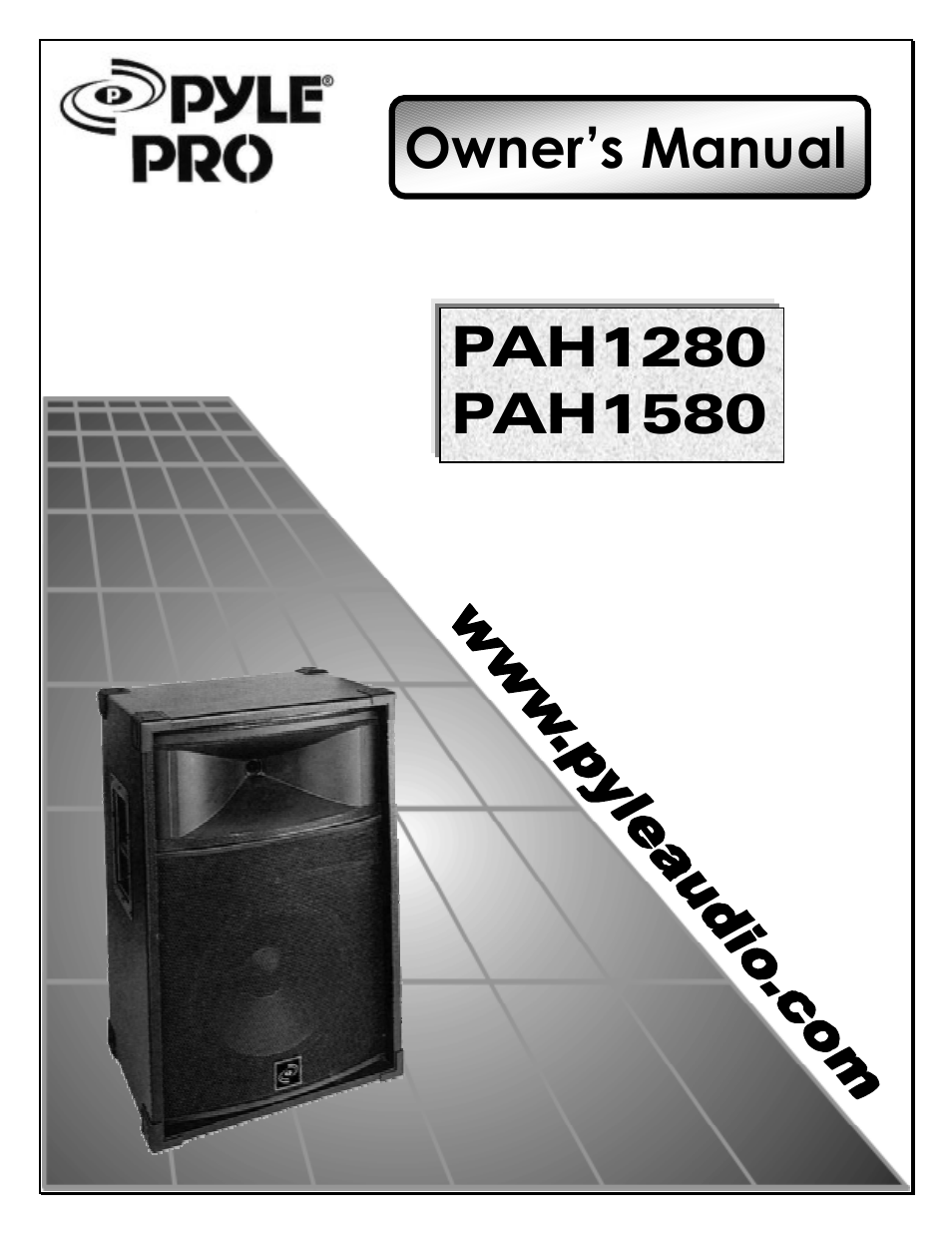 PYLE Audio PAH1580 User Manual | 7 pages