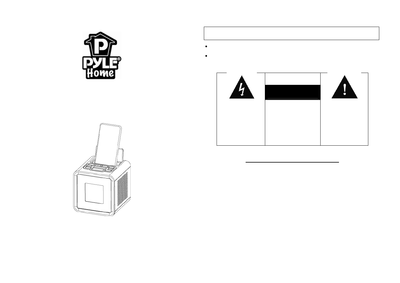 PYLE Audio PICL34 User Manual | 4 pages