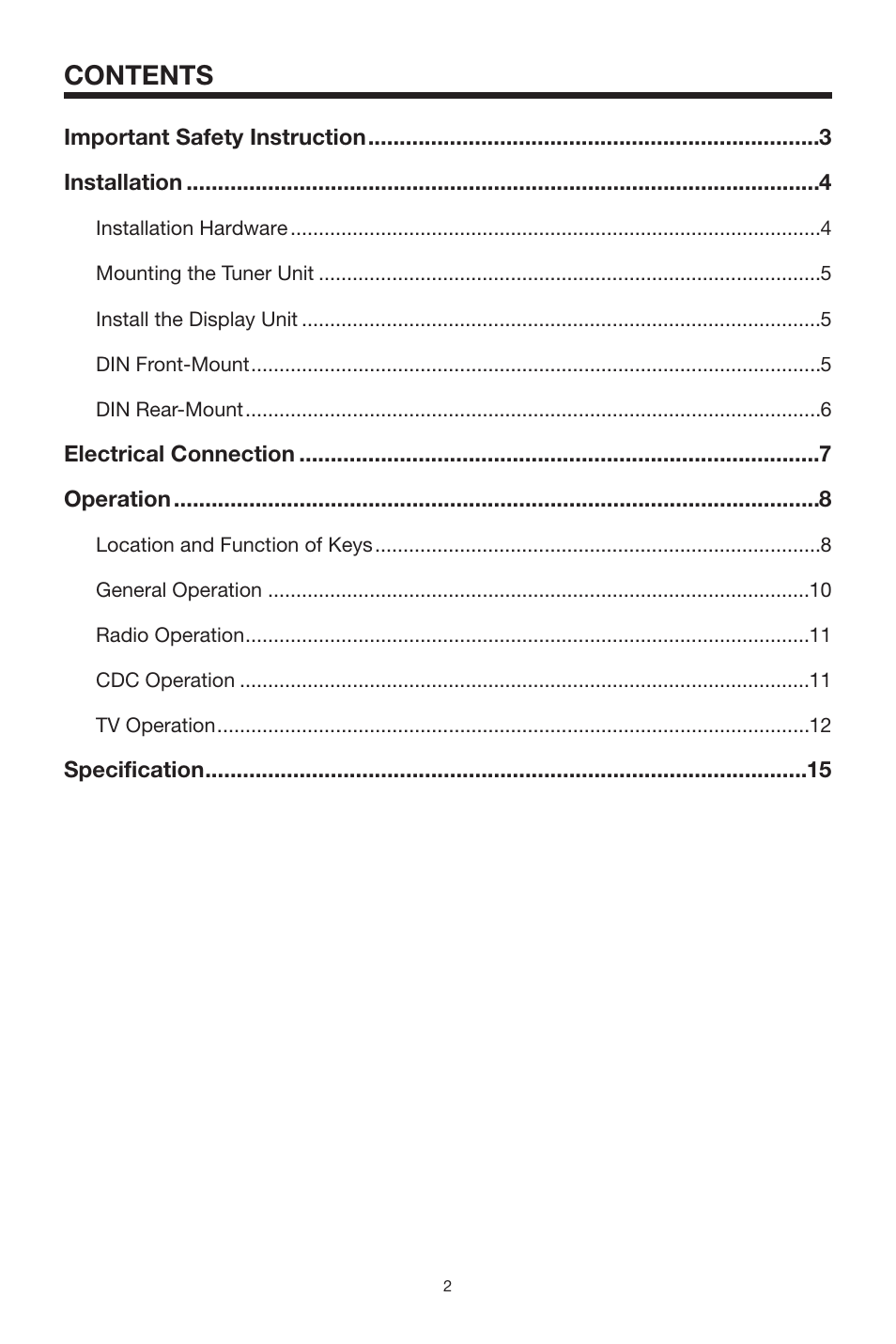 PYLE Audio PLTV64R User Manual | Page 2 / 16