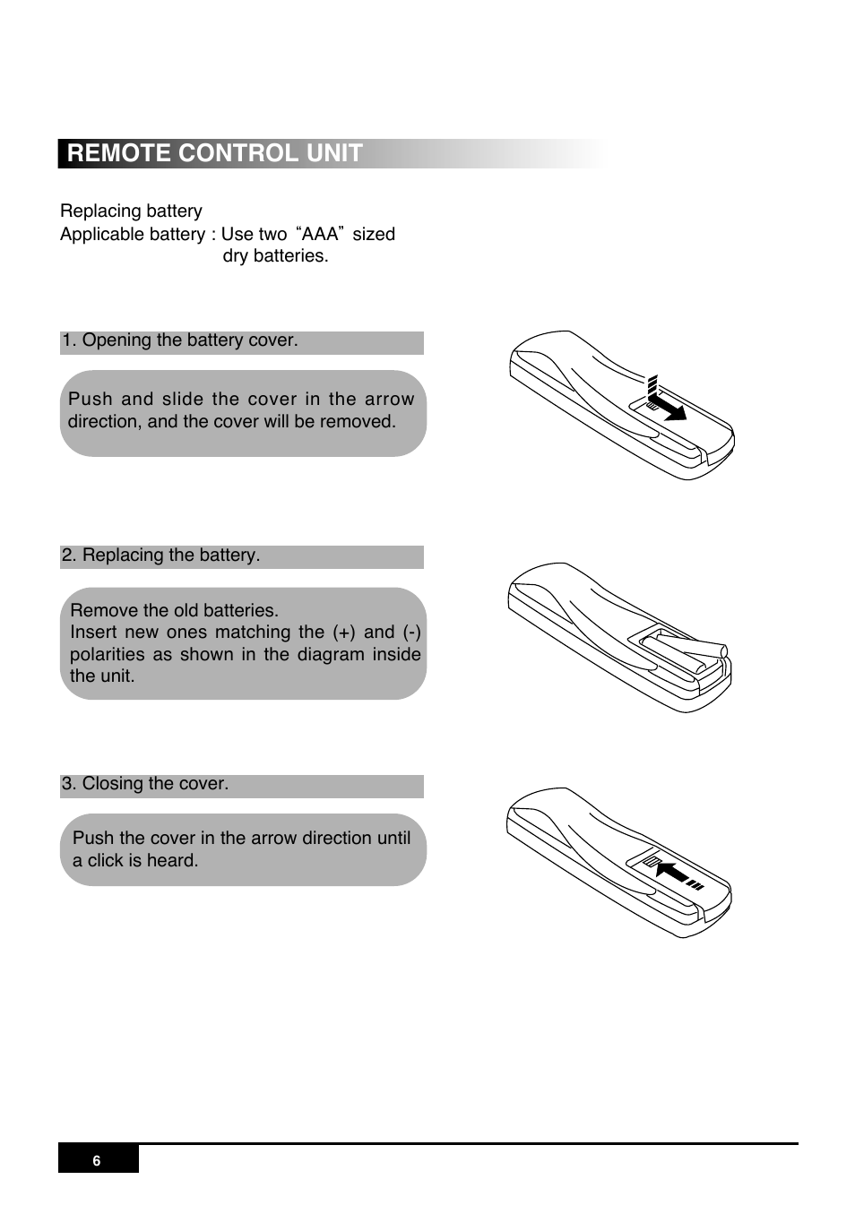 Remote control unit | PYLE Audio PLR7N User Manual | Page 8 / 33