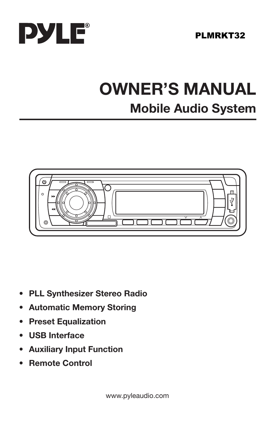 PYLE Audio PLMRKT32 User Manual | 14 pages