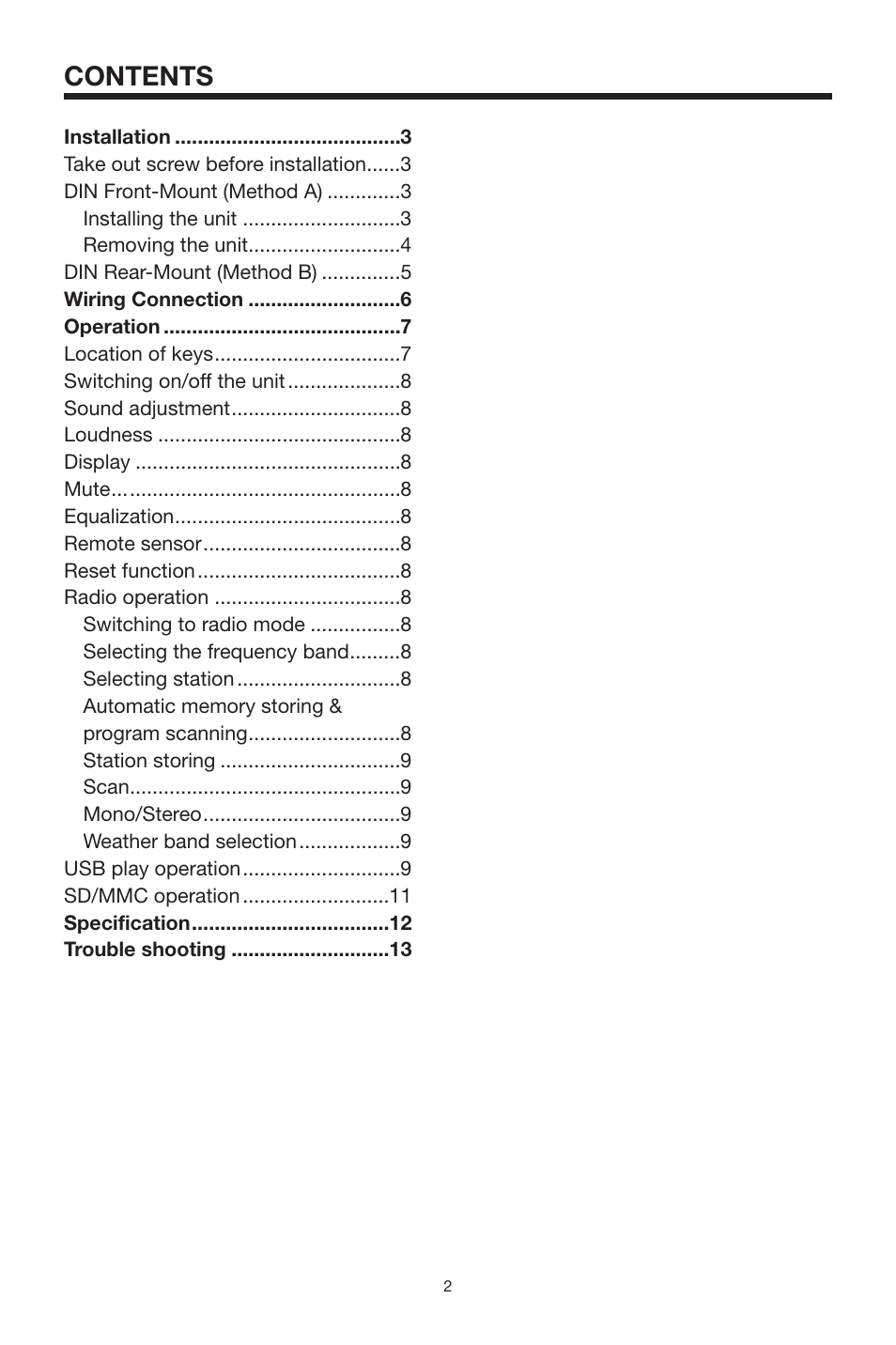 PYLE Audio PLMRKT32 User Manual | Page 2 / 14