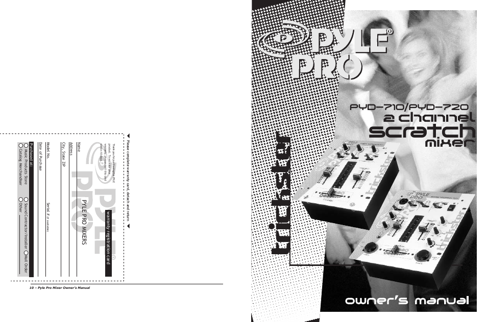 PYLE Audio PYD-710 User Manual | 6 pages