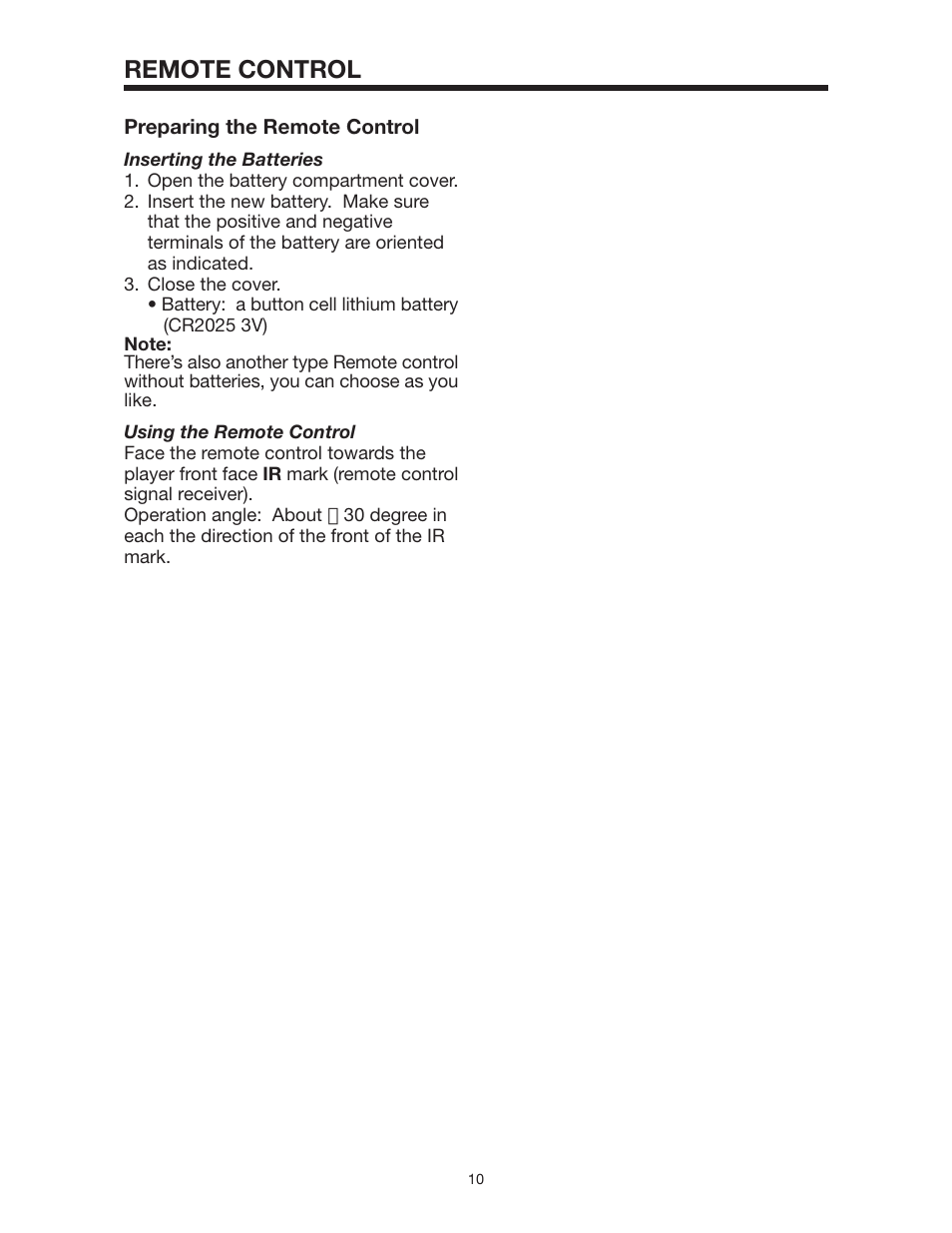 Remote control | PYLE Audio PLD144 User Manual | Page 10 / 19