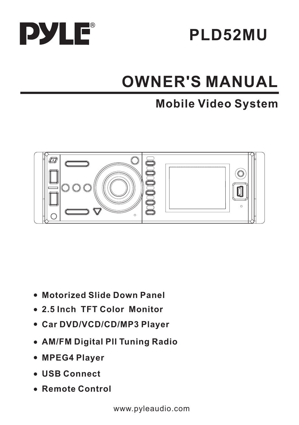 PYLE Audio PLD52MU User Manual | 24 pages