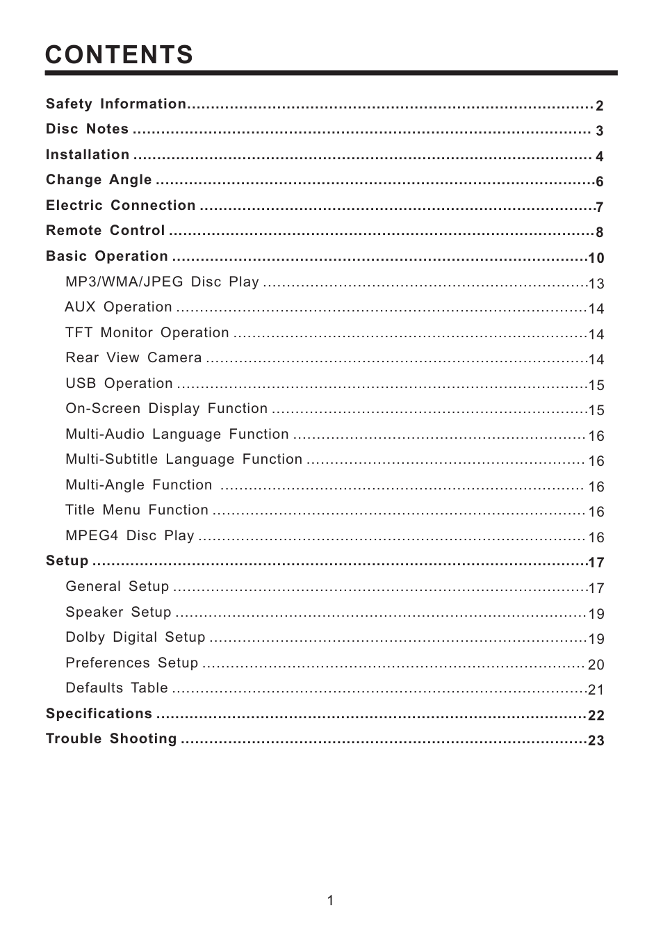 PYLE Audio PLD52MU User Manual | Page 2 / 24